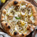 Truffle Pizza with Pear and Ricotta