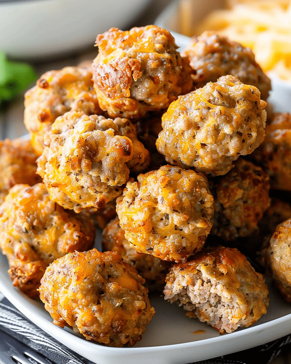 Cheddar Bay Sausage Balls