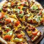 Cheeseburger Pizza