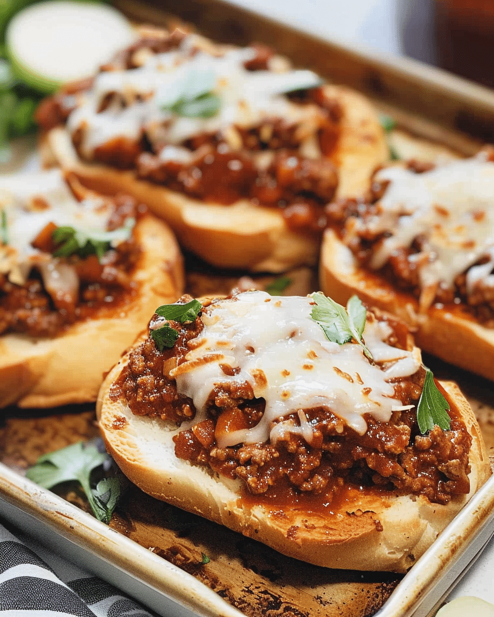 Texas Toast Sloppy Joes