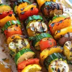 Veggie Kabobs in the Oven