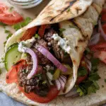 Steak Souvlaki Wrap