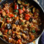 Eggplant Sausage Skillet