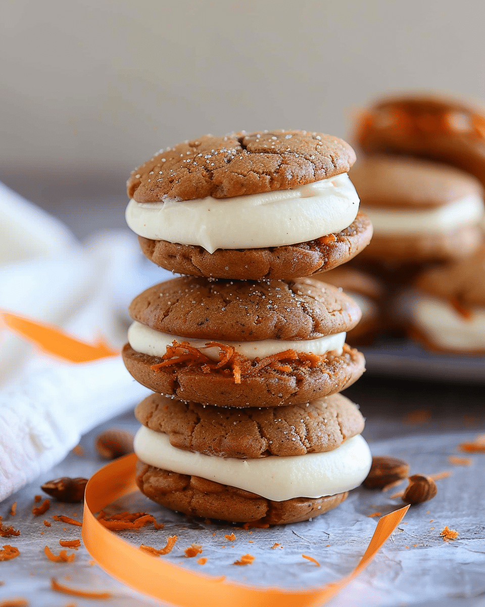 Carrot Cake Whoopie Pies