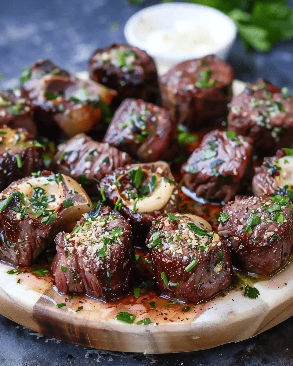 Escargot-Style Garlic Butter Steak Bites
