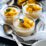 Mango Coconut Tapioca Pudding