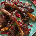 Pomegranate-Glazed Lamb Ribs