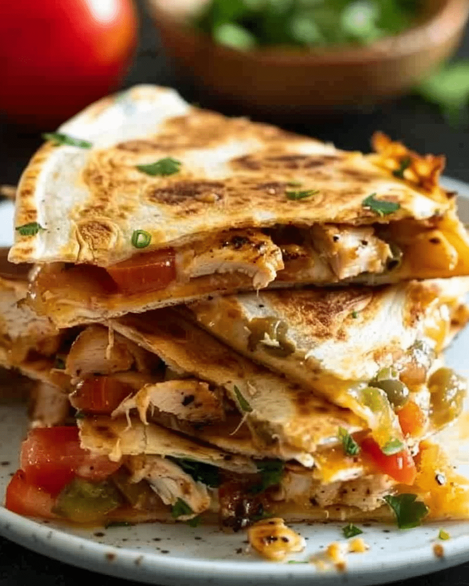 Chicken Quesadillas