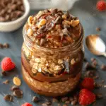 Chocolate Peanut Butter Overnight Oats