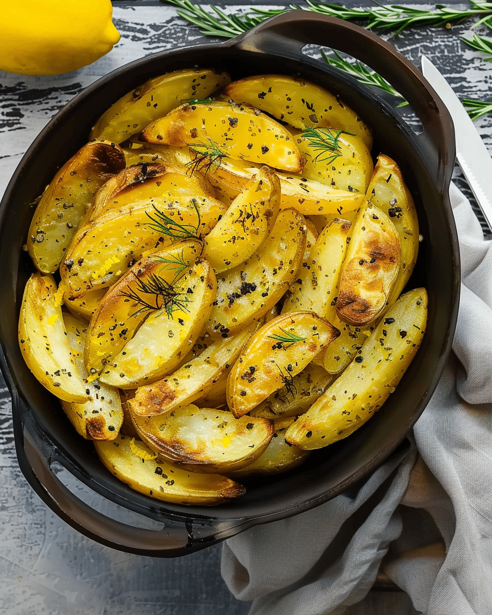 Greek Lemon Potatoes