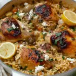 One-pan Greek Chicken and Risoni