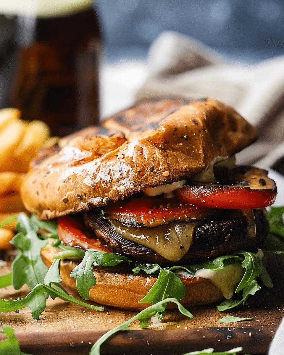 Portobello Mushroom Sandwich