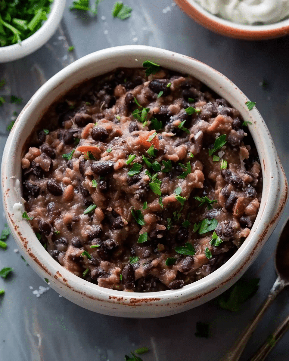 Refried Black Beans