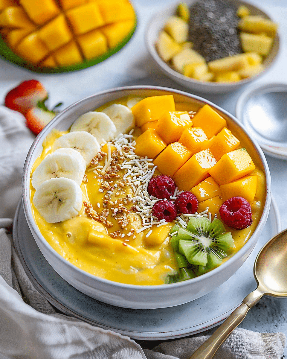 Tropical Mango Smoothie Bowl
