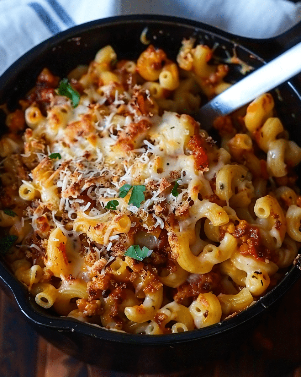 Kimchi Chili Mac and Cheese Recipe