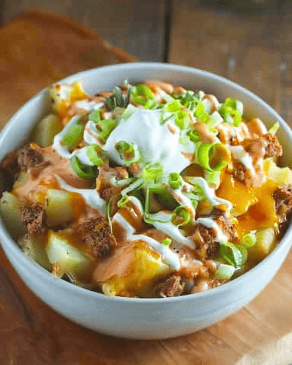 Loaded Potato Big Mac Bowl