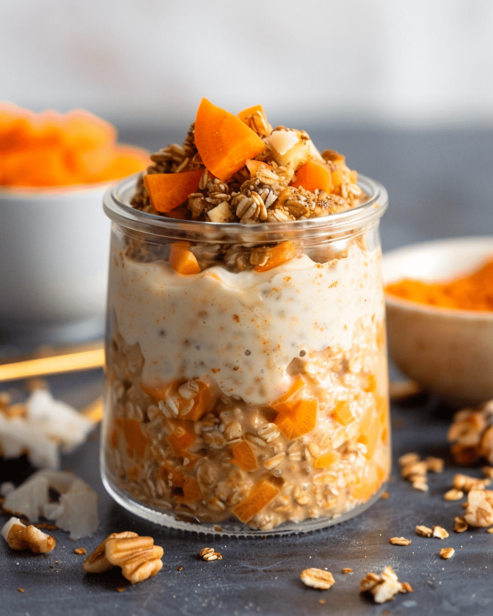 Carrot Cake Overnight Oats
