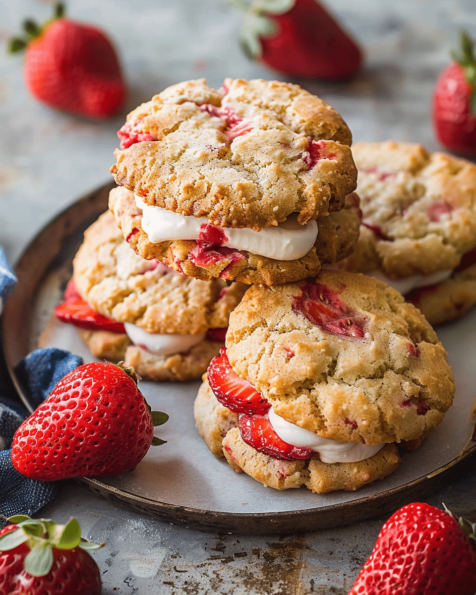 Strawberry Shortcake Cookies