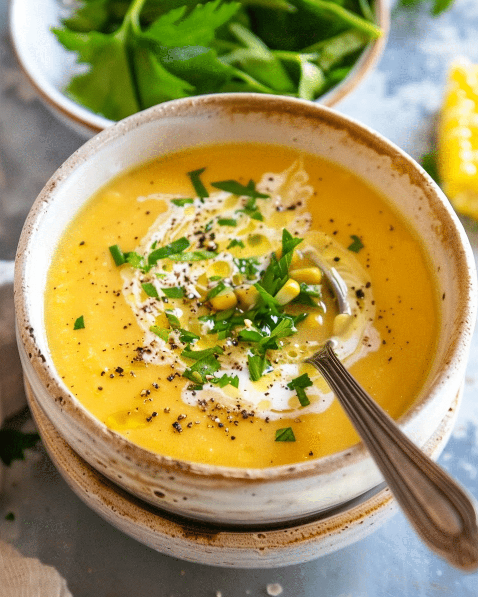 Sweet Corn Soup Recipe