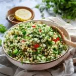 Barley Salad with Herbs, Green Onions, and Lemon Vinaigrette