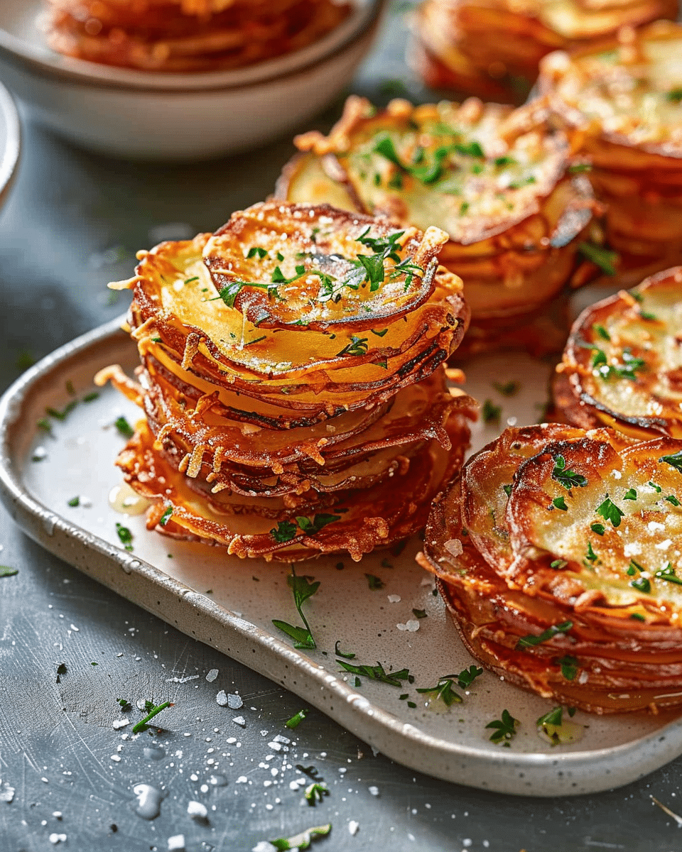 Crispy Potato Stacks