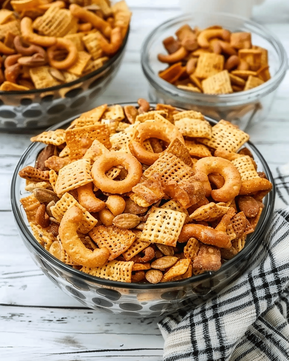 Spicy Smoked Chex Mix