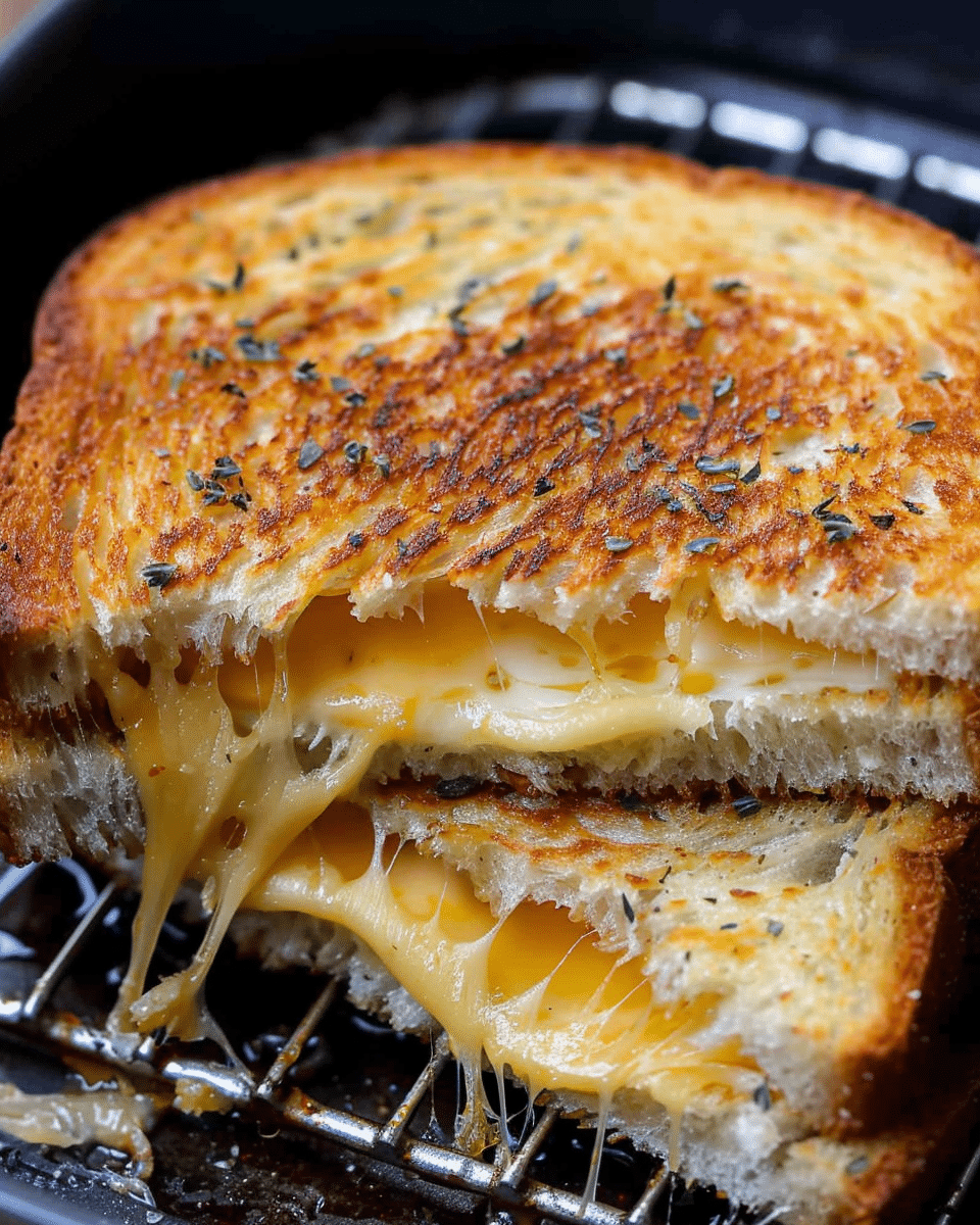 Air Fryer Grilled Cheese Recipe