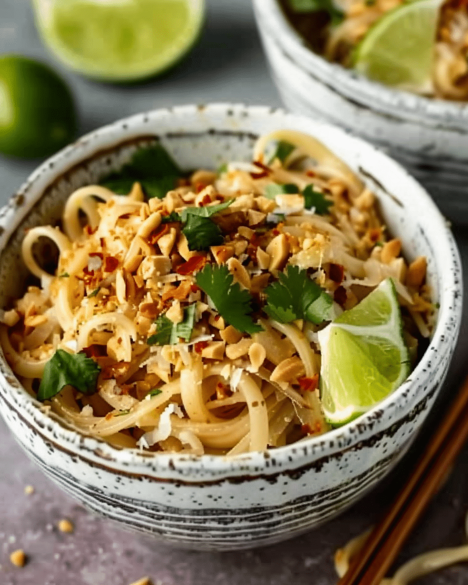 Creamy Coconut Peanut Noodles