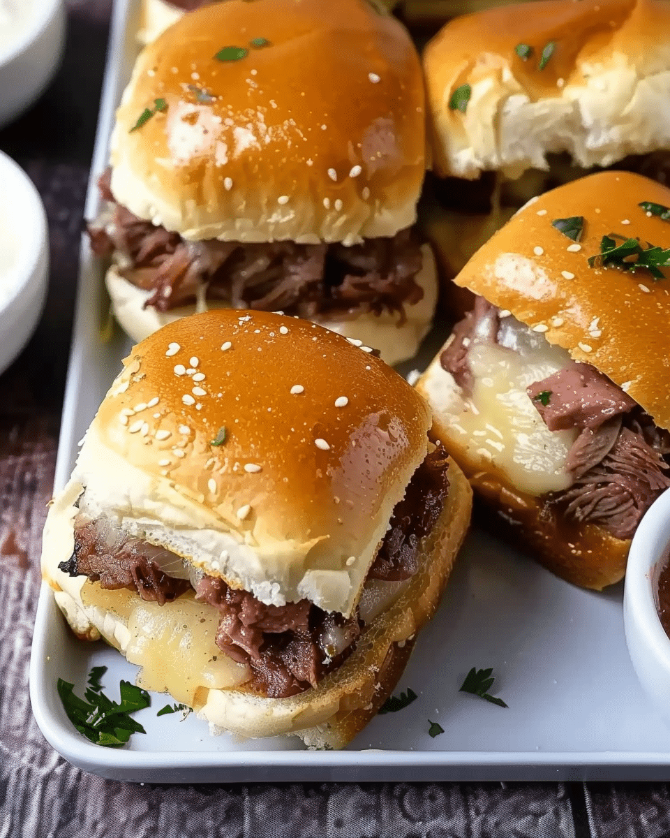 Smoked French Dip Sliders
