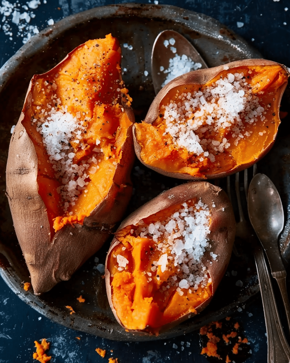 Salt-Baked Sweet Potatoes