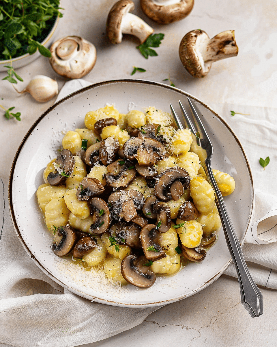 Gnocchi with Mushrooms