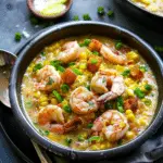 Smoky and Creamy Corn Chowder with Shrimp