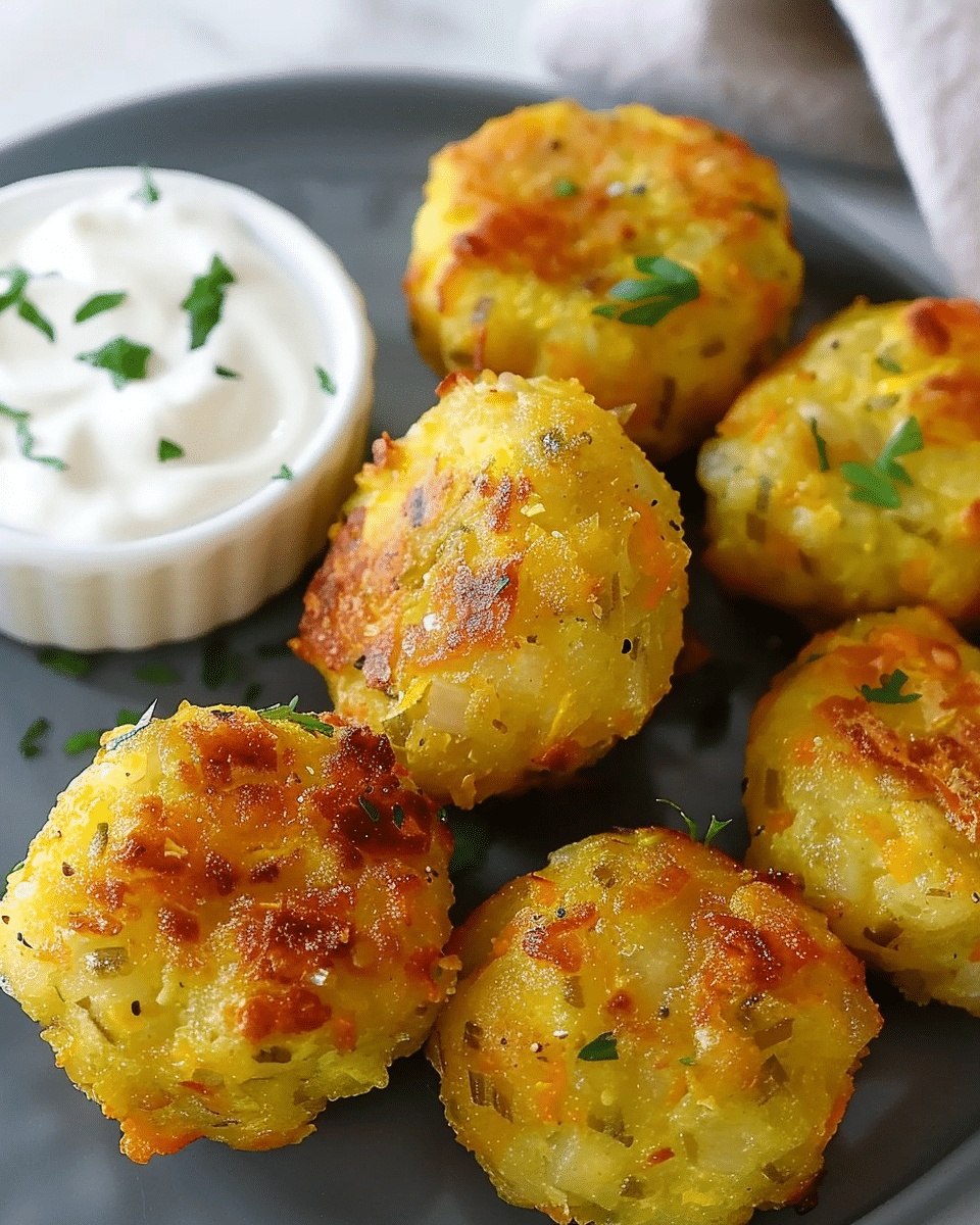 Yellow Squash Tots