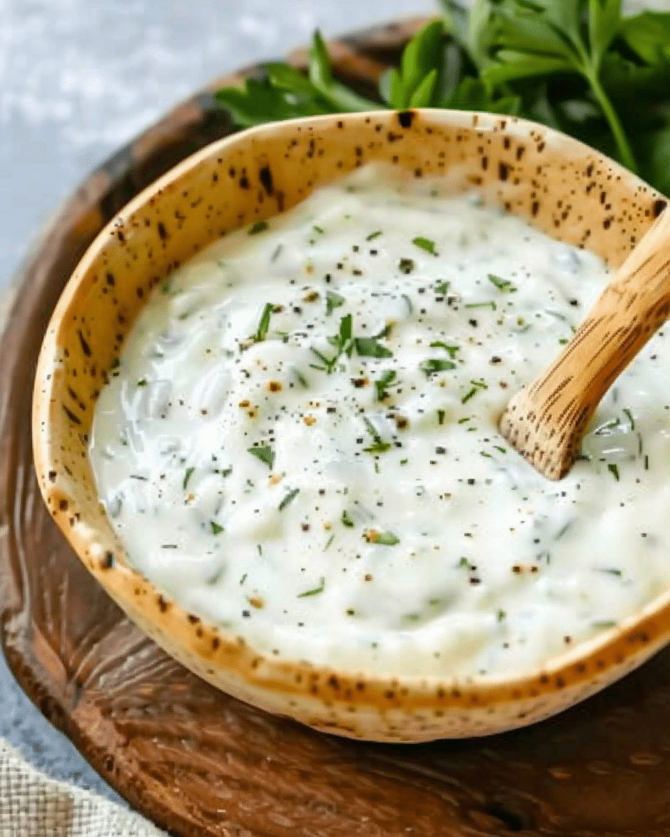 Creamy Garlic and Herb Dipping Sauce