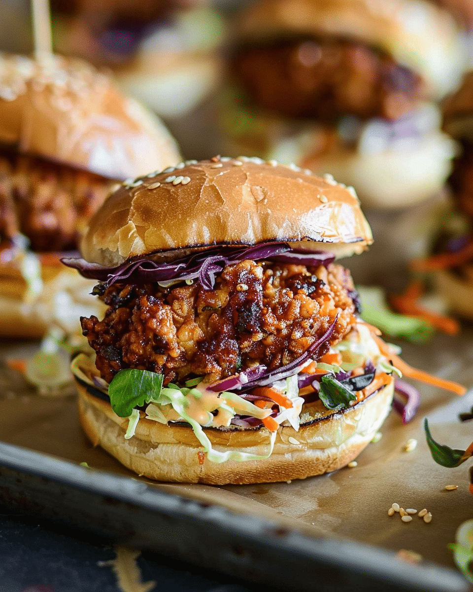 Karaage Chicken Sliders