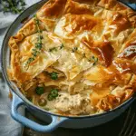 Phyllo Pot Pie with Creamy Chicken