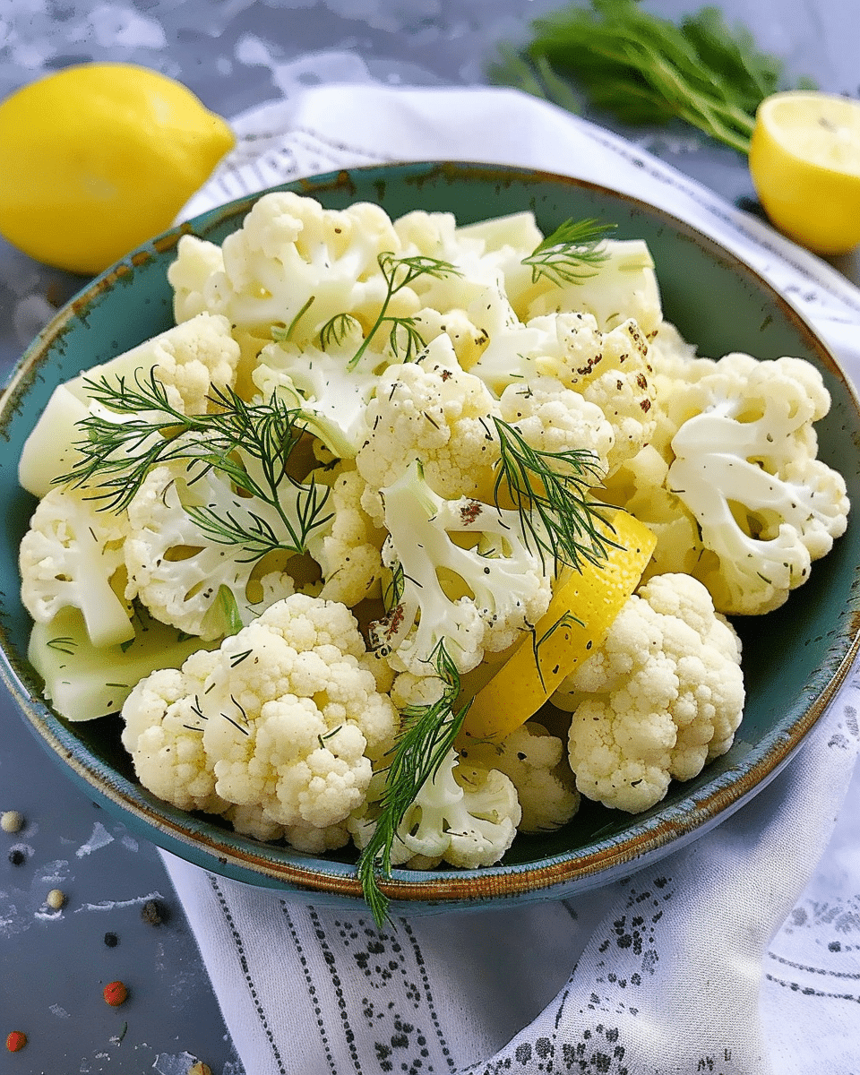 Cauliflower with Lemon and Dill