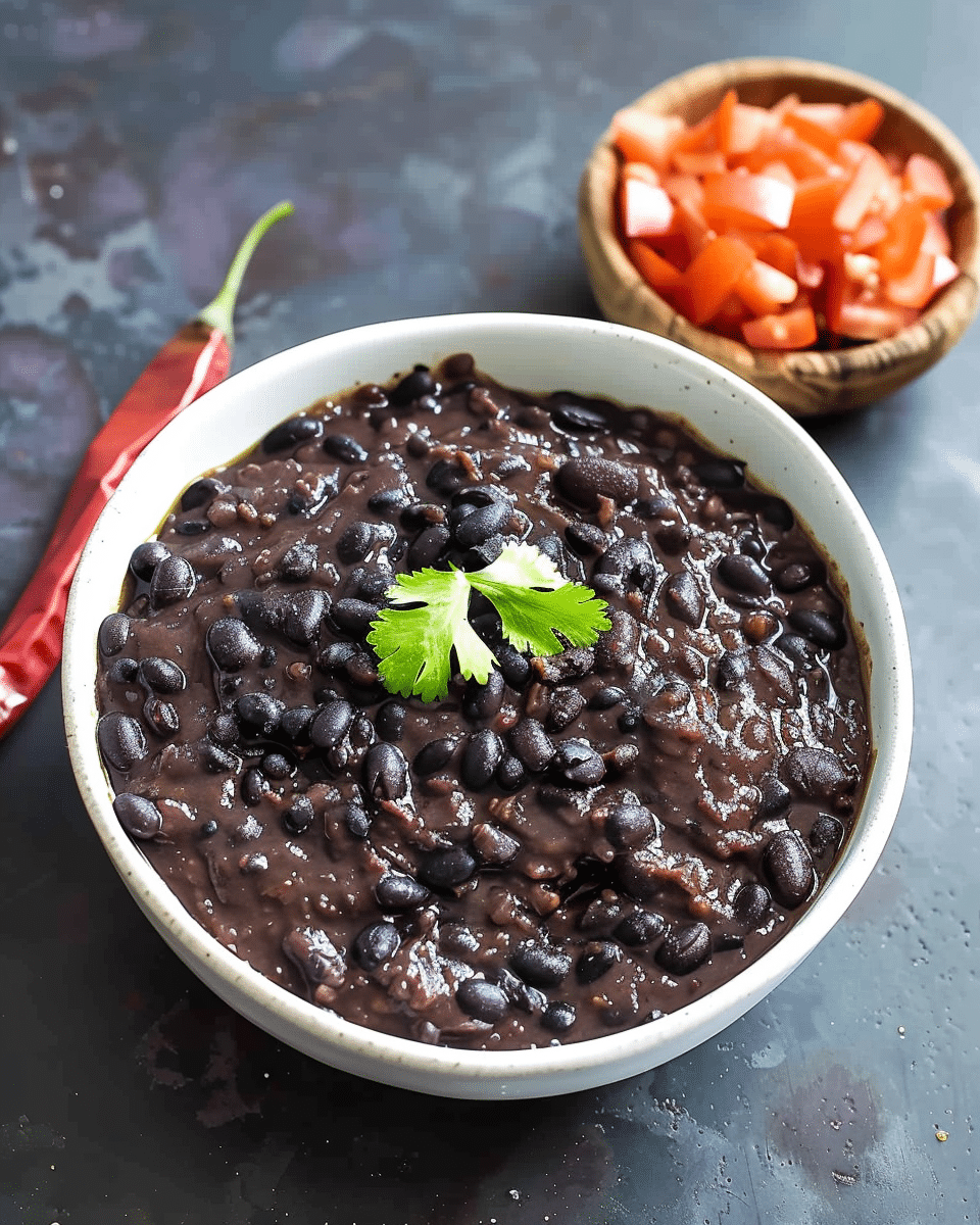Easy Coconut Black Beans