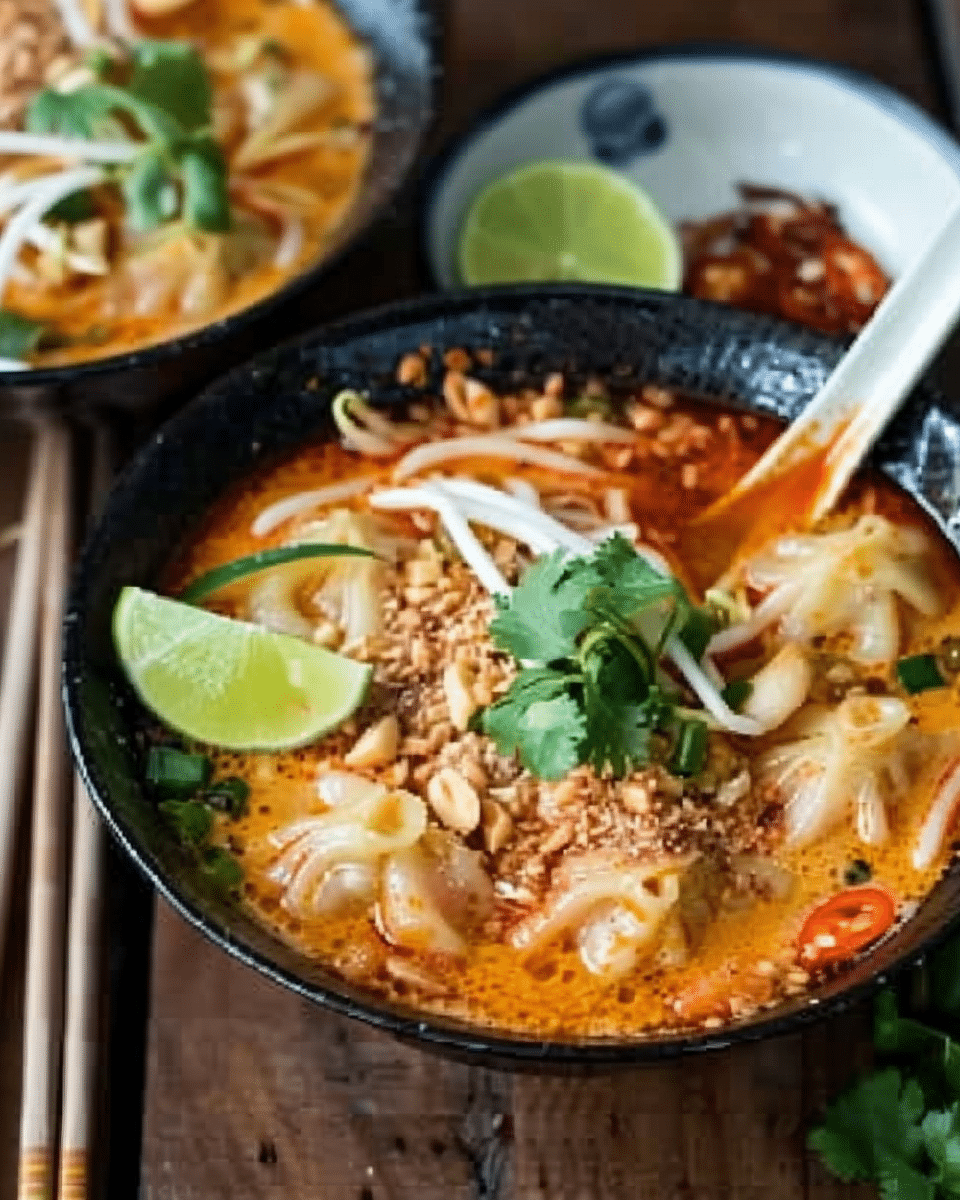 Quick Dumpling Laksa