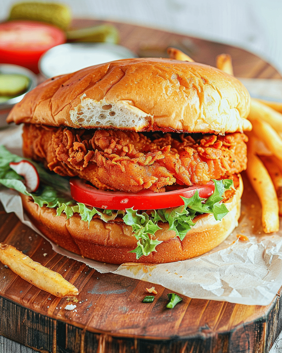 Spicy Fried Chicken Sandwich Recipe