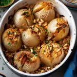 Stuffed Onions with Fragrant Rice and Pine Nuts