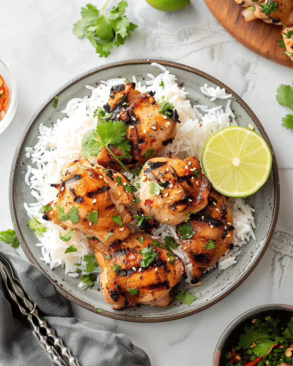Vietnamese Grilled Chicken Thighs