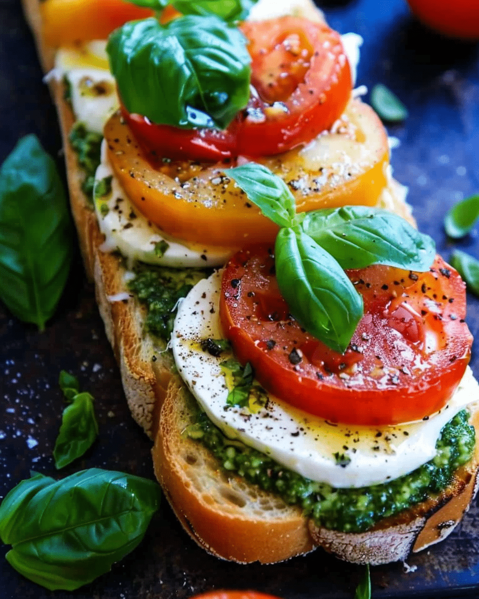 Spring Caprese Sandwich