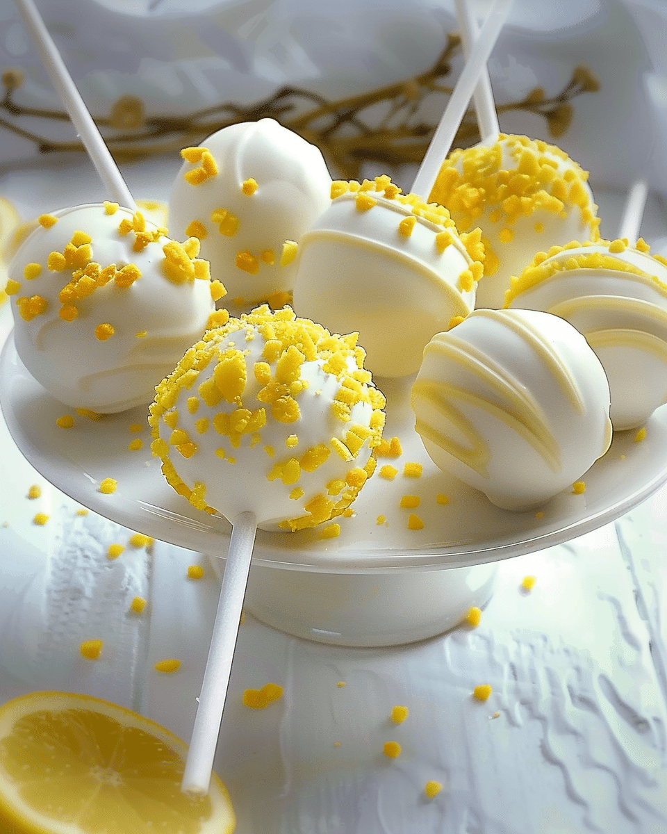 Lemon Cake Pops