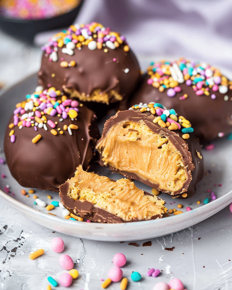 Vegan Peanut Butter Easter Eggs