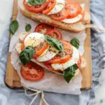 Caprese Sandwich with Truffle Salt