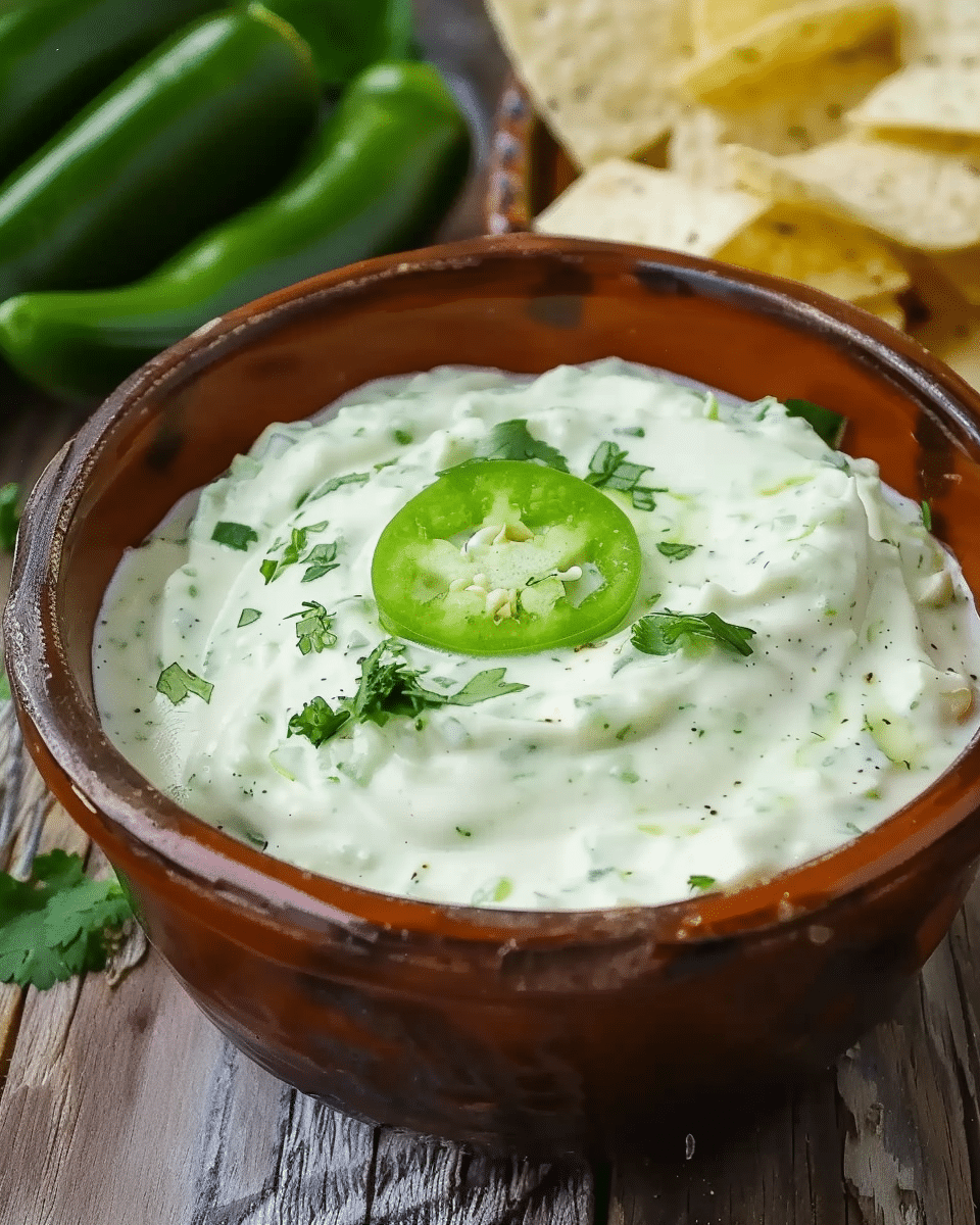 Creamy Jalapeno Dip
