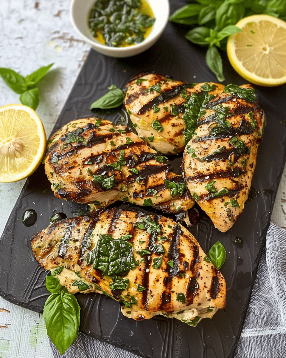 Grilled Lemon-Herb Chicken