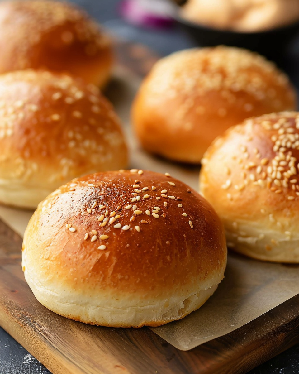 Homemade Hamburger Buns