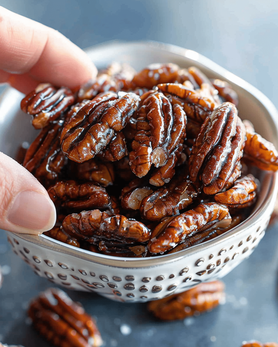 Easy Candied Pecans